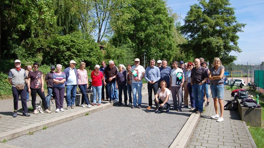 Foto des 5-jährigen Jubiläums der Boulegruppe